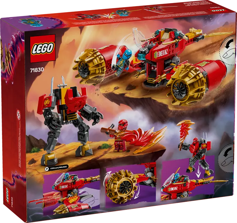 Le dragon élémentaire de Kai contre le guerrier dragon (71830)